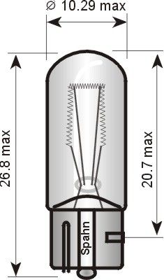 SPAHN GLÜHLAMPEN Polttimo, lukuvalo BL5224